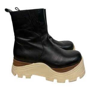 Alohas Phoenix Chunky Chelsea Platform Boots Size 39